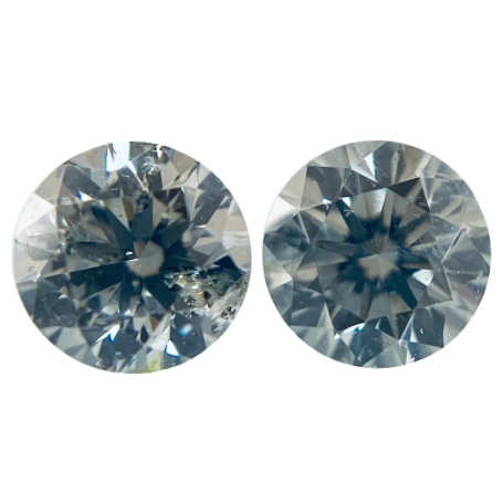 FANCY LIGHT YELLOWISH GRAY 0.153ct/0.157ct RT2326