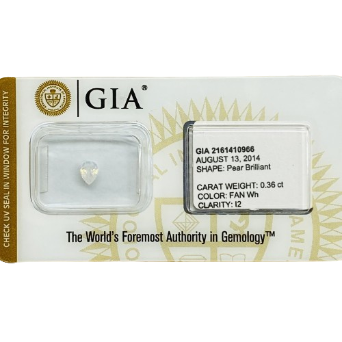 FANCY WHITE 0.36ct RT2417