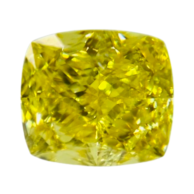 FANCY VIVID YELLOW 0.50ct RT2434