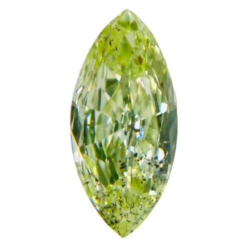 FANCY YELLOW GREEN 0.53ct RT2435