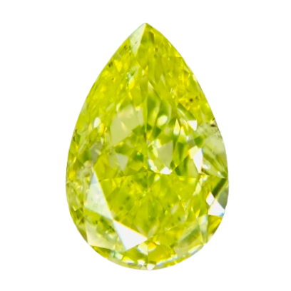 FANCY VIVID YELLOW GREEN 0.505ct RT2738