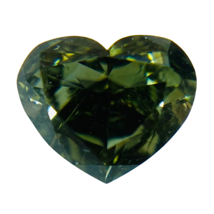 FANCY DARK GRAY YELLOWISH GREEN 0.74ct RT2881