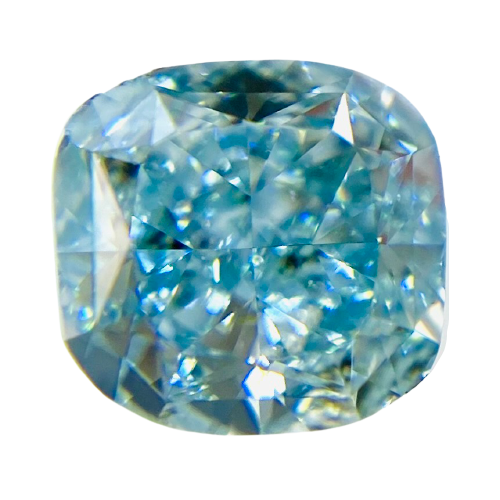 FANCY INTENSE GREEN BLUE 0.819ct RT0684