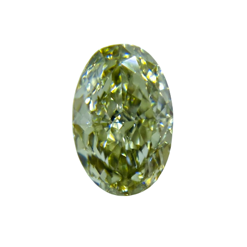 FANCY GRAYISH GREEN YELLOW 0.461ct RT1077