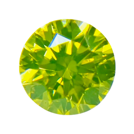 FANCY VIVID GREEN YELLOW 0.28ct RTM1794