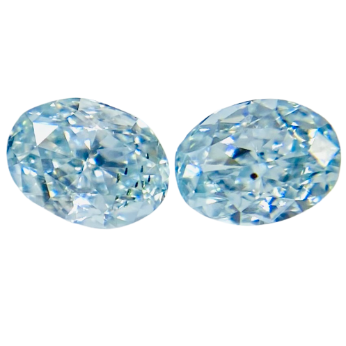 FANCY GREEN BLUE 0.121ct/0.125ct RT1931