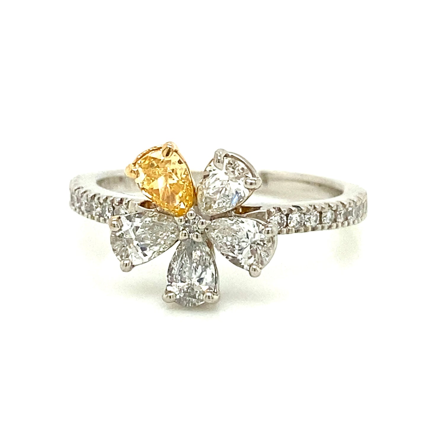 RING FANCY INTENSE ORANGE YELLOW 0.211ct/0.672ct JRT0012