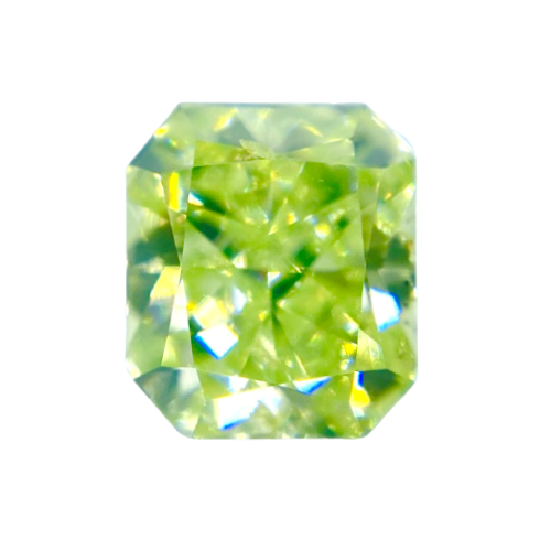 FANCY INTENSE YELLOW GREEN 0.916ct RT0938